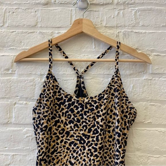 Outdoor Voices || The Exercise Dress Leopard Print Small