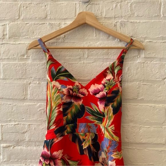 Revolve || NBD x Naven Twins Sydney Floral Tropical Asymmetrical Mini Dress XS