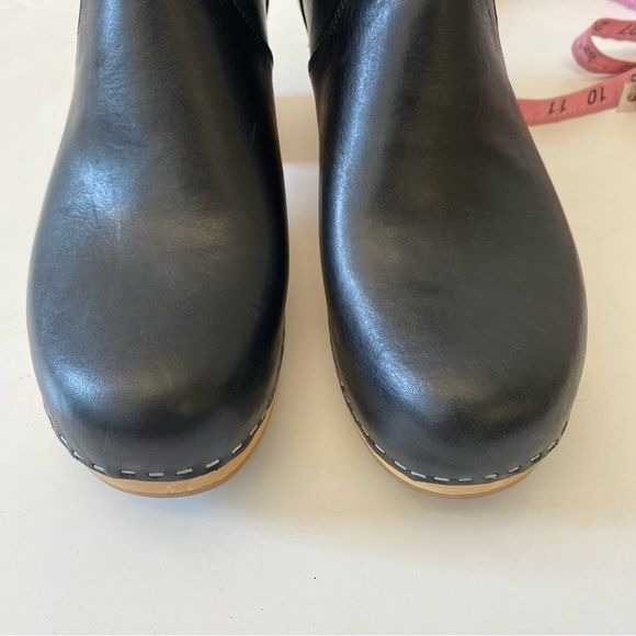 Swedish Hasbeens || Zip It Emy Clog Boots Booties Black 40