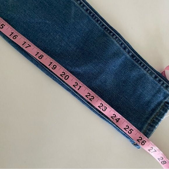 Madewell || 10" High-Rise Skinny Jeans in Dewitt Wash Blue 24P 24 Petite NWT