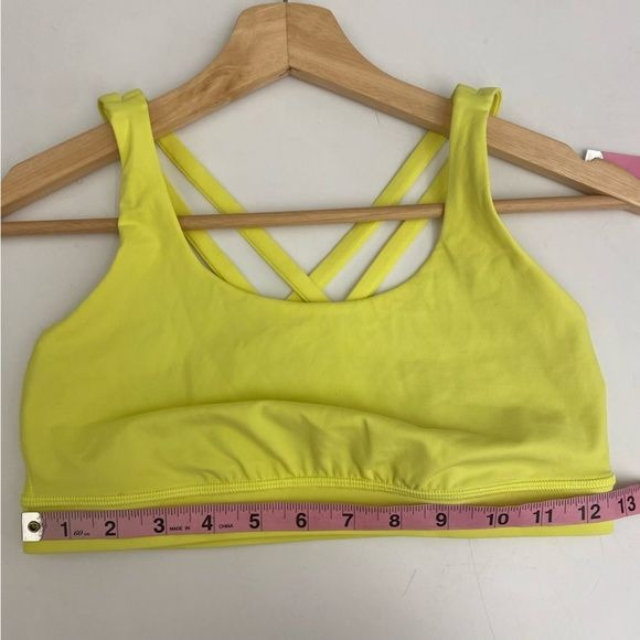 Lululemon || Energy Bra Medium Support B–D CupsElectric Lemon Yellow 6