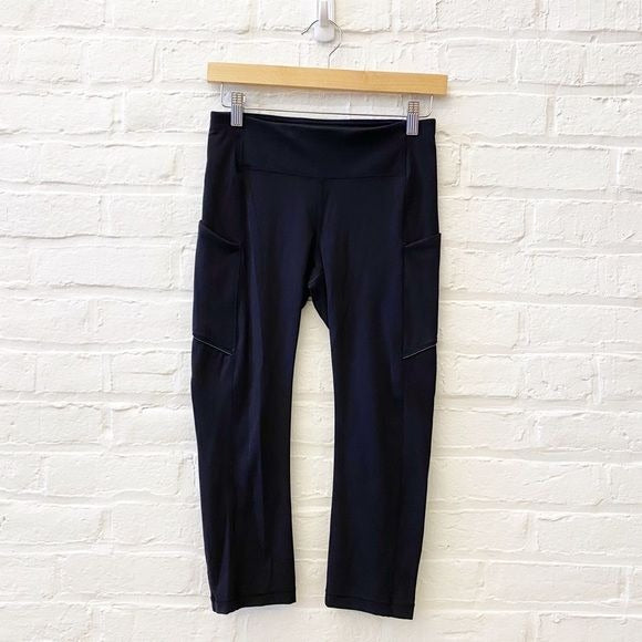 Lululemon || Speed Up Crop (21") Black 6