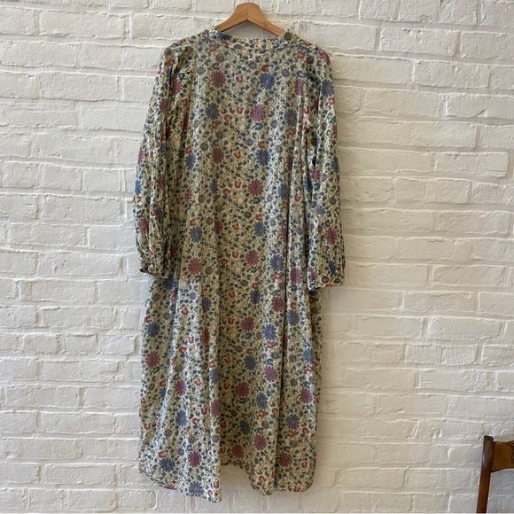 Pietsie || Atlin Cotton Dress in Arabesque Floral Cotton Large