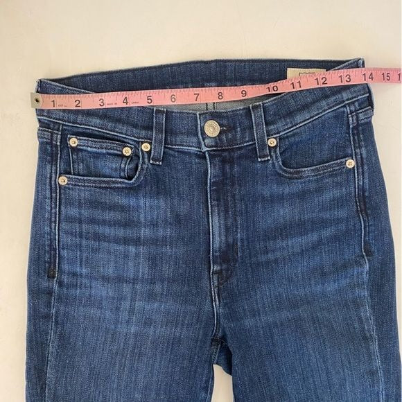 AYR || The Pop Straight Leg Jean Blue 27 Short 27S