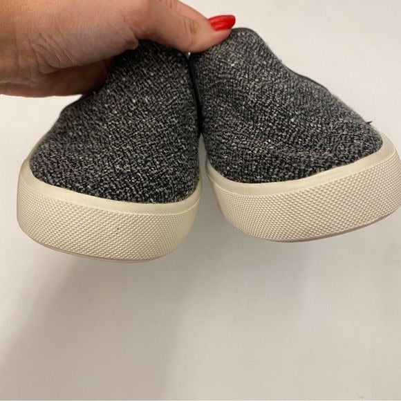 Vince || Blair Tweed Slip On Sneakers Low Top Gray 36 US 6