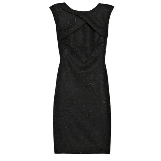 Helmut Lang || Astral Wool Origami Sheath Dress Black / Gray 6