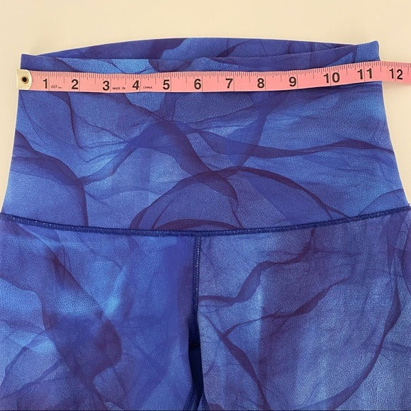 Lululemon || Wunder Under Crop Hi-Rise Midnight Tulle Multi Blue / Purple 4