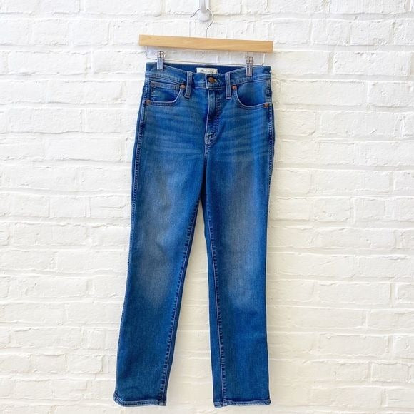 Madewell || Stovepipe Jeans in Dearham Wash Blue 25