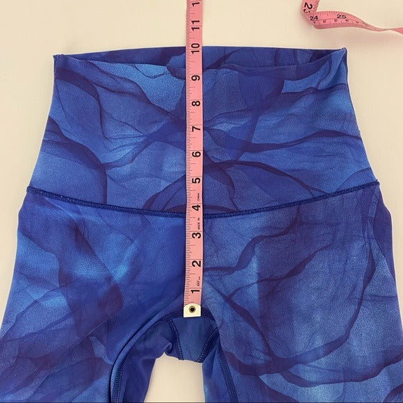 Lululemon || Wunder Under Crop Hi-Rise Midnight Tulle Multi Blue / Purple 4