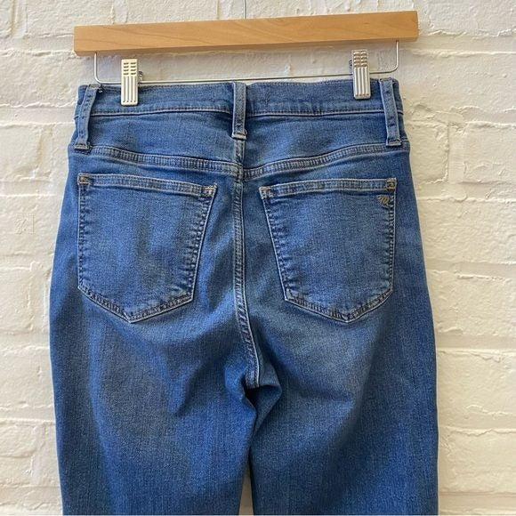 Madewell || Stovepipe Jeans in Dearham Wash Blue 25