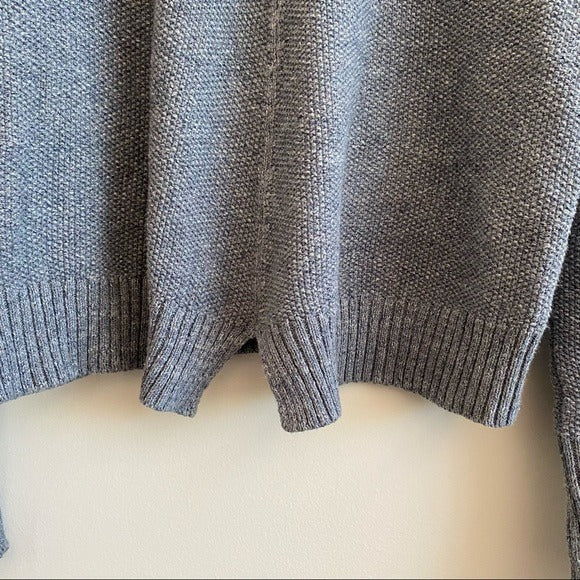 Crippen || Blue Marled Knit Crewneck Sweater Small