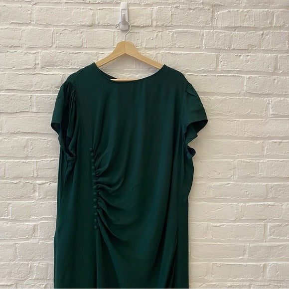 Reformation || Frasier Dress ES in Forest 20 NWT