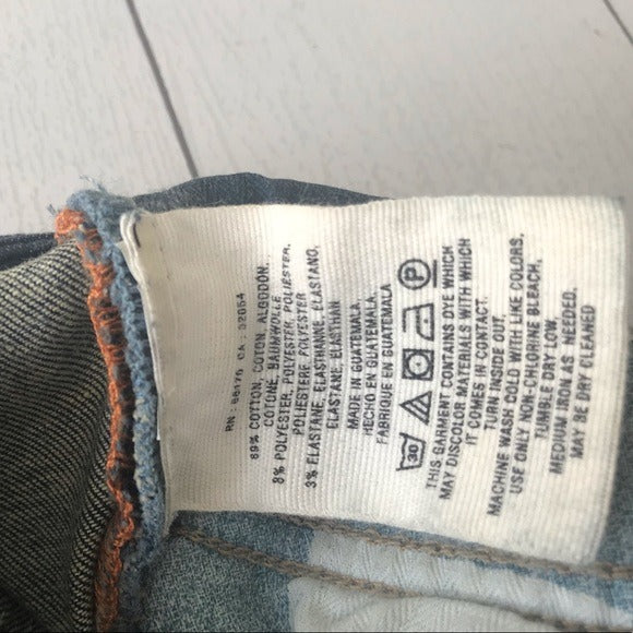 Anthropologie || Pilcro & the Letterpress Serif Skinny Ankle Jeans Blue 26