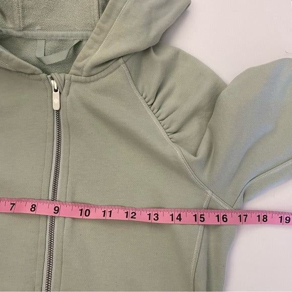 Lululemon || Cool & Collected Jacket Zip Hoodie Sea Breeze Mint Green 4