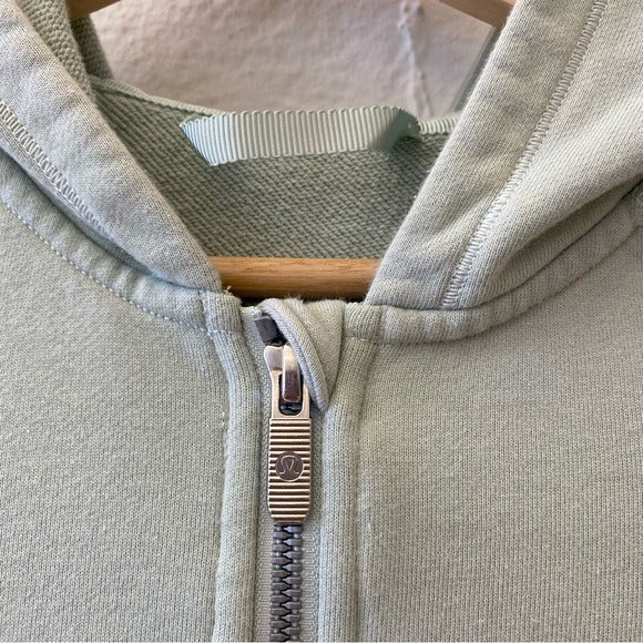 Lululemon || Cool & Collected Jacket Zip Hoodie Sea Breeze Mint Green 4