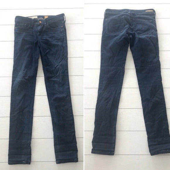 Anthropologie || Pilcro & the Letterpress Serif Skinny Ankle Jeans Blue 26